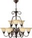 Hinkley LED Kroonluchter | 9X E27 Max 60W | Dimbaar | Antique Bronze