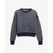 Superdry Gehaakte gestreepte crop top voor vrouwen