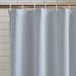 Catherine Lansfield Tijdloos gestreept rideau de douche, 180x180 cm, bleu