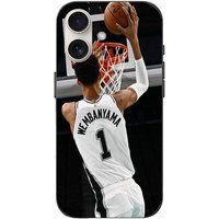 Victor Wembanyama nr. 1 San Antonio Spurs Dunk Hoesje Iphone 16 Plus