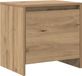 vidaXL Nachtkastje Artisan Eiken 45 x 34 x 44,5 cm Bewerkt hout