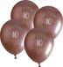 Santex Verjaardag Ballonnen 40 Jaar - 24 Stuks - Roségoud