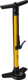 BBB Cycling AirBoost 2.0 Fietspomp met Drukmeter - 11 BAR 160 PSI - Ventielen: Dunlop, Presta & Schräder - Hoge Druk Vloerpomp Racefiets en MTB - Geel - BFP-28