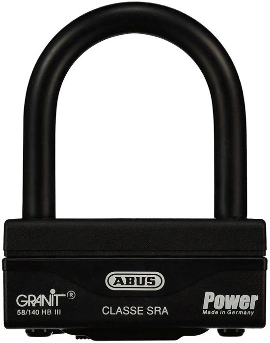 ABUS Beugelslot GRANIT™ Power 58 - Security level 18 - ART-4 - Zwart