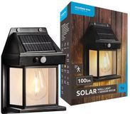 Modee Solar Buitenlamp LED met Bewegingssensor - Wandlamp op Zonne Energie - IP44 - 12x17cm - Warm Wit Licht
