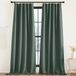 Merkloos Verduisteringsgordijnen plooiband woonkamer modern - set van 2 - 245 x 140 cm - verduisterend linnenlook - thermische gordijnen