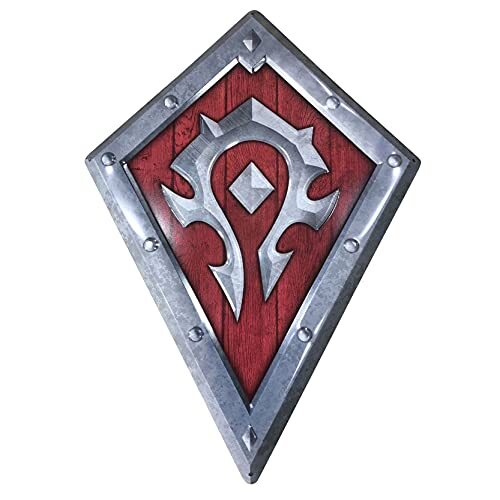 Abystyle World of Warcraft - Bouclier Horde - Plaque Métal '25 x 35 cm'