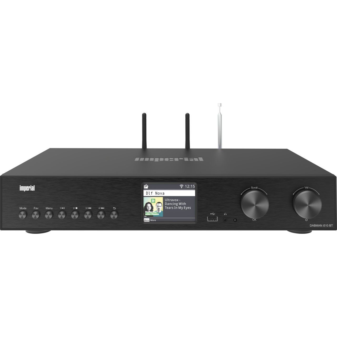 Imperial DABMAN i510BT Internet Radio - DAB+, FM, Bluetooth, WiFi, USB - Zwart