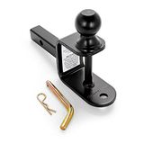 BLACK BOAR 66024 UTV ATV Multifunctionele Koppeling met 5,1 cm Trekhaak, 3,8 cm Schacht, 15,2 cm Lengte Schacht, 5,1 cm Trekhaakkogel Hoogte, 0,9 kg Capaciteit