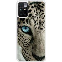 Xiaomi Redmi 10 Oeil de leopard verstevigd hoesje met sublimatie bedrukking