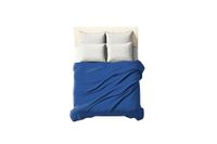 zer0bed, Bedlaken voor tweepersoonsbed, eenkleurig, 260 x 290 cm, 100% katoen, royal, laken, 1 stuk (alleen laken)