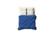 zer0bed, Bedlaken voor tweepersoonsbed, eenkleurig, 260 x 290 cm, 100% katoen, royal, laken, 1 stuk (alleen laken)