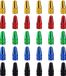 Presta Valve Caps - 30 pieces - 5 colours