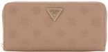 Guess Cresida ll Portemonnee Dames - Ritsportemonnee - Imitatieleer - Taupe