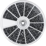 OEM Bol Set met kleine moeren en schroeven 600 stuks RVS M12