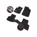 DBS 1764091 autodeurmat - op maat - 3-delig - anti-slip - hoogwaardig naaldvilt 1000g/m2 - velours productie - assortiment luxe