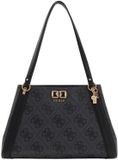 GUESS Karnilla Logo Girlfriend Carryall Schoudertas Coal Logo