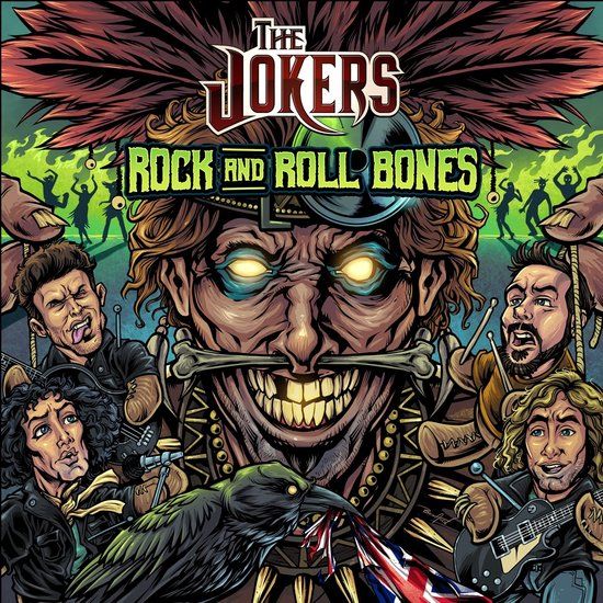 Rock The Jokers Rock and Roll Bones LP Coloured Vinyl Green