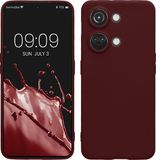 kwmobile telefoonhoesje geschikt voor OnePlus Nord 3 5G - Hoesje voor smartphone - Precisie camera uitsnede - In wijnrood