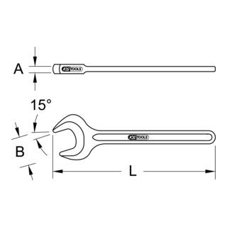 KS Tools enkele steeksleutel, 40mm