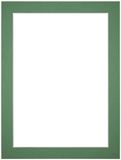 Passe-Partout Fotomaat 60x80 cm - Lijstmaat 68x98 cm - Vert Forêt - Museumkarton