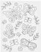 Creativ Company CC Colour-in Canvas, Butterflies, D. 1,6 cm, size 24x30 cm, 360 g, 1 pc