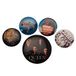 Pyramid International Queen Pin-Back Buttons 5-Pack Classic Pins & Brooches
