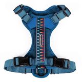Wilderdog Lichtgewicht Hondentuig met Reflecterende Bandjes - Medium - Pacific Blue