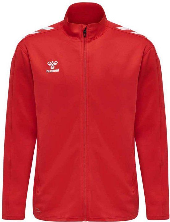 Hummel Core XK Poly Jas - True Red - Men's - Size S - 2024