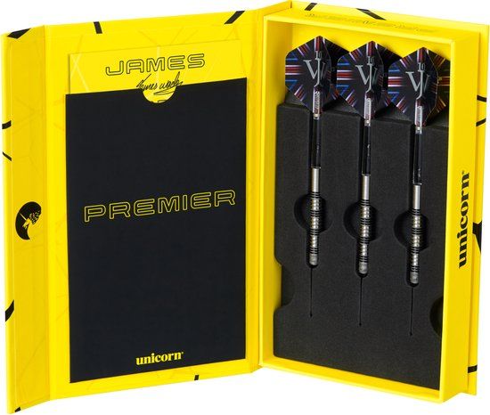 Unicorn Premier James Wade 90% - 22g Steel Tip Darts