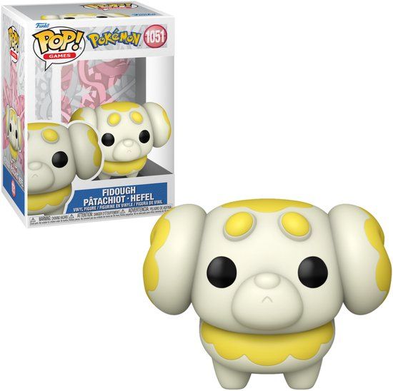 Funko Pokémon Fidough - Patachiot - Hefel vinylfiguur 1051 Unisex Funko Pop! - Neutraal - Standard