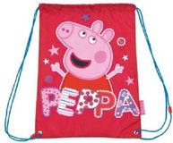 Peppa Pig Gymtas Zwemtas 44x33cm Polyester Koordsluiting Multi