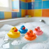 Eddy Toys Bath Duck Family 4pc