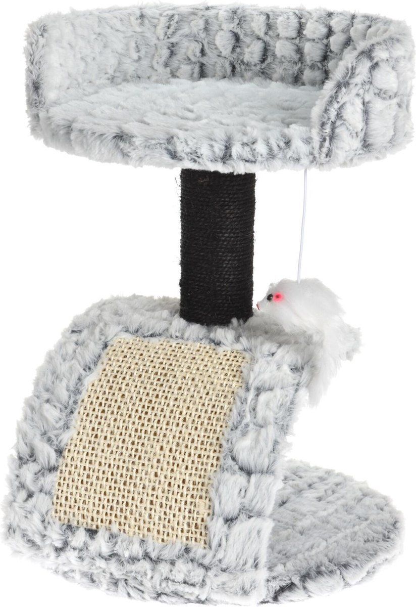 Excellent Houseware Krabpaal - Kattenboom - Kattenmand - 30x30x40 cm - Grijs