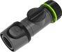 STALCO GARDEN Raccords rapides avec vanne 1/2", plastique