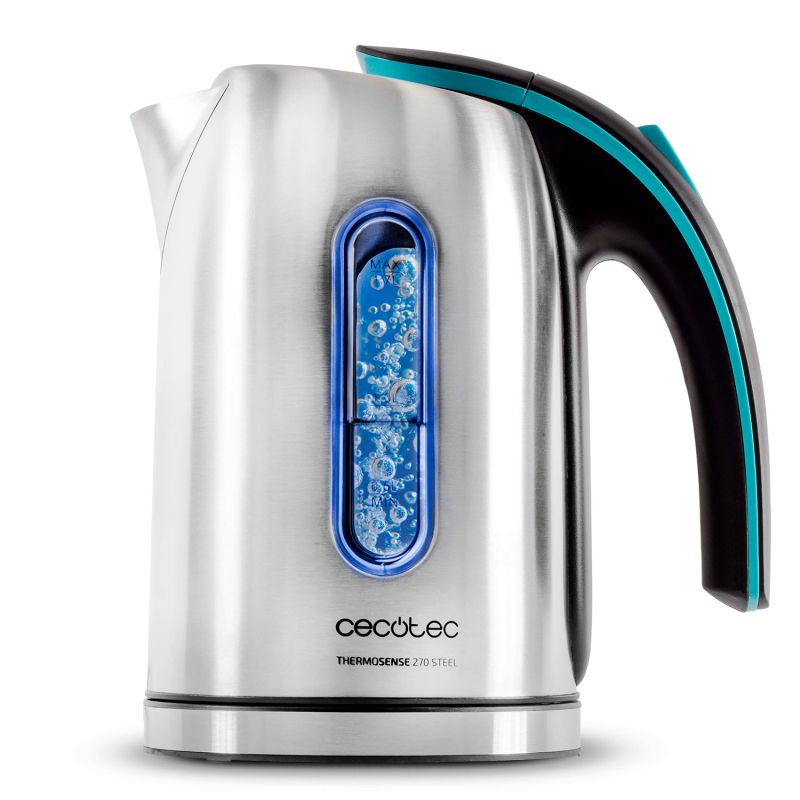 Cecotec ThermoSense 270 Steel Waterkoker - 1.7L - 2200W - RVS