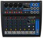 Audibax MG06 USB - SoundMixer - 6-kanaals Audio Mixer - USB-interface Player en Recorder - Bluetooth en MP3 - DSP Multi-Effecten - 48 V Phantom Power Voeding