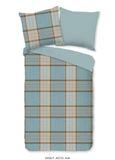 Muller Textiles Good Morning dekbedovertrek ruit - Lits jumeaux 240x200/220 cm - Multi - 100% Katoen flanel