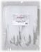 Inge-glas Inge's Christmas Decor Gmbh Winterdecoratie sneeuwrand - 2x - wit - polyester - 100 x 30 cm - ijspegel versiering