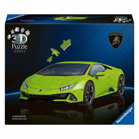 Ravensburger 3D Puzzel Iconics: Lamborghini Huracán EVO