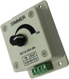 MasterLED Brauch LED Dimmer - Draaiknop - 12V/24V - 8A - Beige