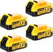 DeWalt Batterie de remplacement DCBP034/DCBP518, 3500 mAh Li-Ion, Compact, Rose