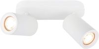 Ledvion - LED Plafondspot - Wit 2-lichts - Rechthoek - GU10 - IP20