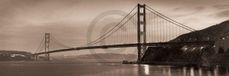Alan Blaustein Affiche Art - Golden Gate Bridge II 90x30cm