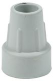Bouchons de protection - Caoutchouc durable - Base annulaire surélevée (type Z) - 10 pièces - Convient aux diamètres de tube 18/19 mm - Renforcé avec insert métallique - Embout de canne