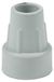 Bouchons de protection - Caoutchouc durable - Base annulaire surélevée (type Z) - 10 pièces - Convient aux diamètres de tube 18/19 mm - Renforcé avec insert métallique - Embout de canne