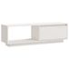 vidaXL TV-meubel 110x30x33,5 cm massief grenenhout wit