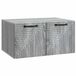 vidaXL Meuble TV mural Gris Sonoma 59,5 x 41 x 30 cm Bois d'ingénierie