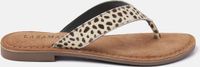 Lazamani Dames Slippers 75.481 Dalmatian Beige Maat 38
