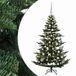 vidaXL Kunstkerstboom met kerstbal 150 cm 150 LED's Warmwit PE & PVC